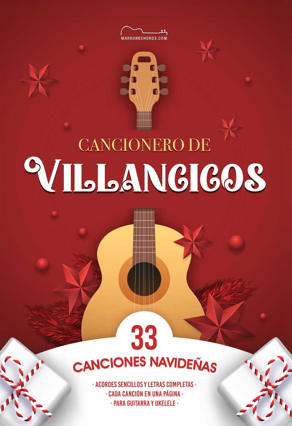 Cancionero de villancicos con acordes sencillos (MarroneChords.com)