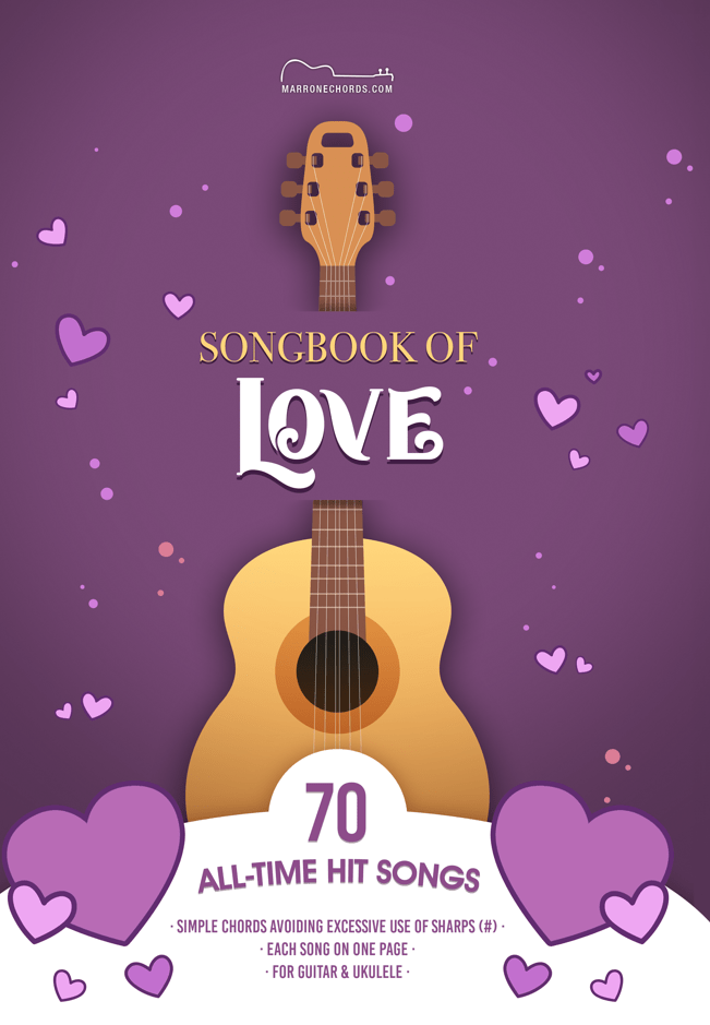 Love songbook with easy chords (MarroneChords.com)