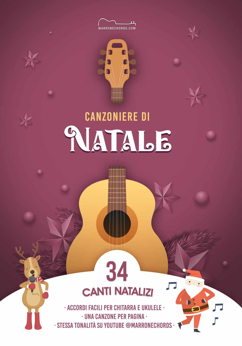 Canzoniere di Natale con accordi semplici (MarroneChords.com)